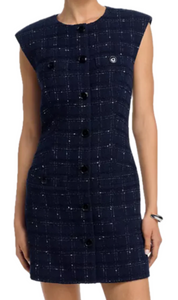 Veronica Beard - Tamara Dress in Navy/Off White
