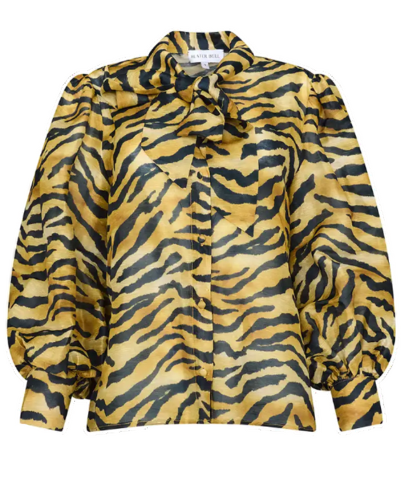 Hunter Bell - Tess Blouse in Tiger