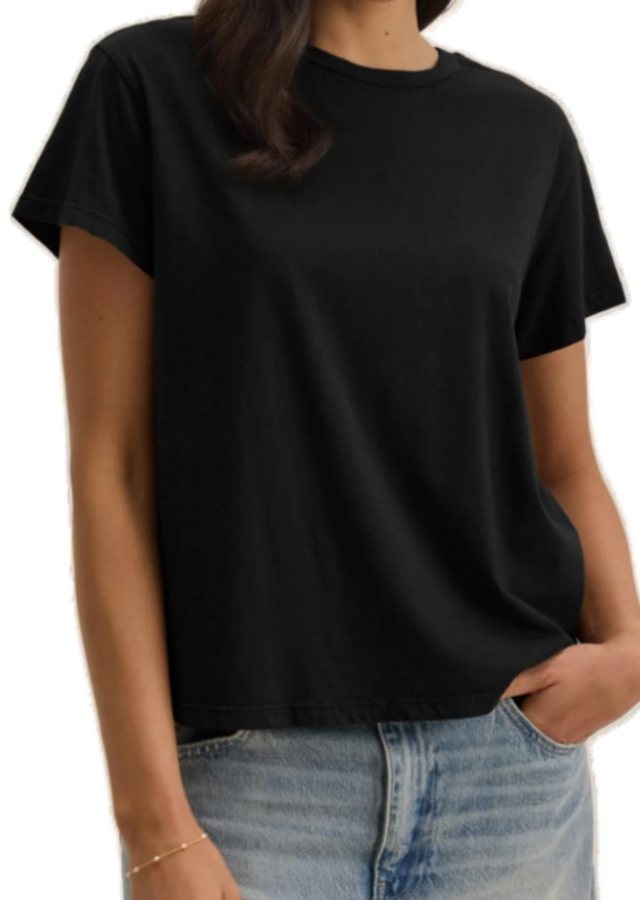 Velvet - Topanga Tee in Black