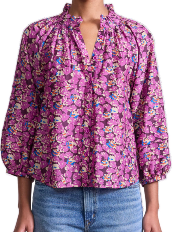 Apiece Apart - Trini Top in Florette Peony
