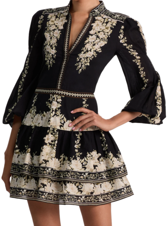 Alice + Olivia - Valencia Mini Dress in Free Falling