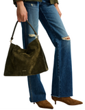 Veronica Beard - Suede Veronica Beard Vida Hobo in Cypress
