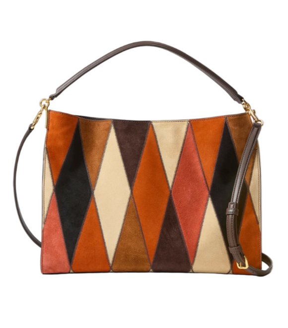 Veronica Beard - Patchwork Veronica Beard Vida in Espresso Multi