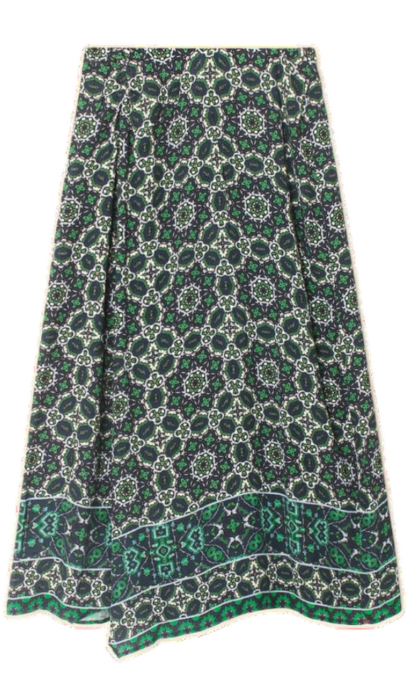 Xirena - Yana Skirt in Navy Tile
