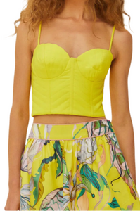 Farm Rio - Yellow Sleeveless Shell Top