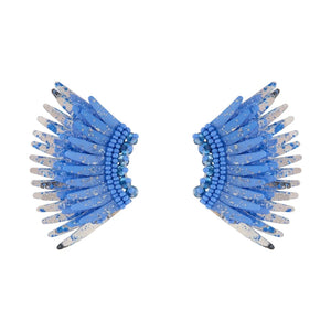 Mignonne Gavigan - Mini Madeline Earrings in Blue Print