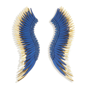 Mignonne Gavigan - Madeline Earrings in Navy + Gold