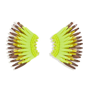 Mignonne Gavigan - Mini Madeline Earrings in Neon Yellow