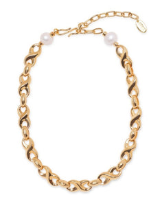 Lizzie Fortunato - Infinity Link Necklace in Gold
